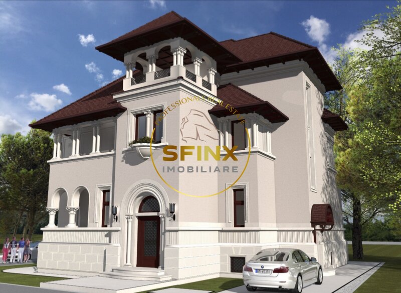 Primaverii, vila interbelica deosebita, 394 mp teren, 20 camere,